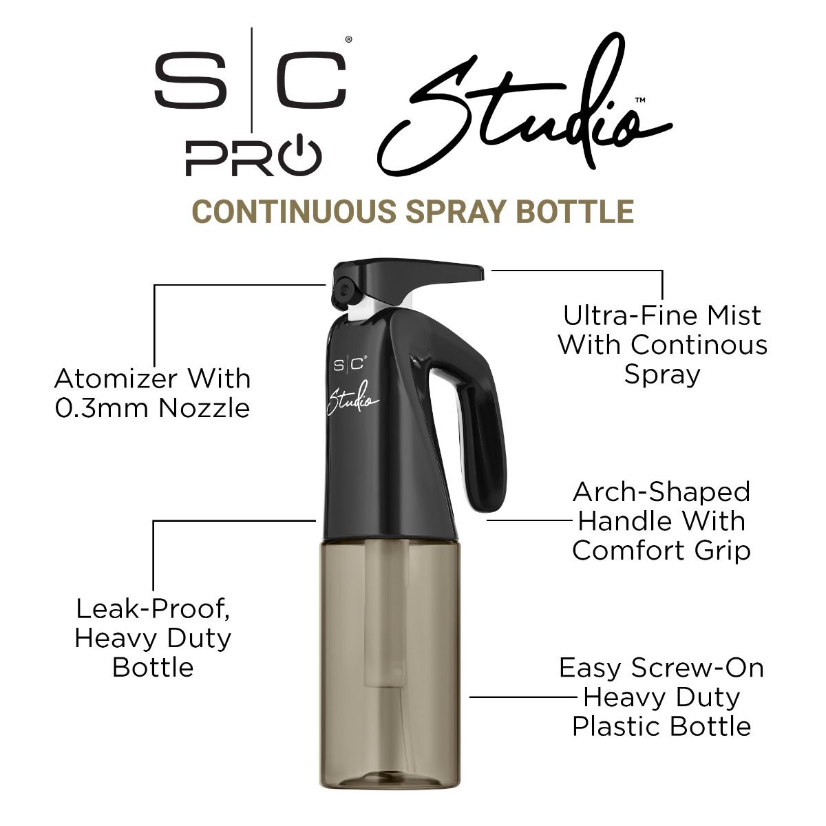 Studio – Continuous Spray Bottle 6.8 Fl Oz - Image 4