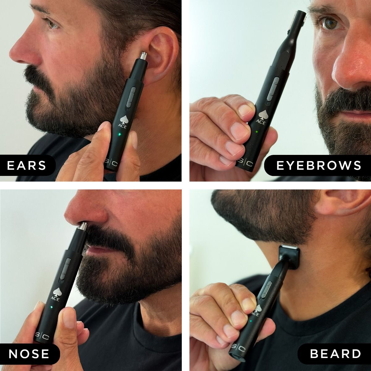 Ace 3-in-1 Rechargeable Multipurpose Hair Trimmer - Image 2