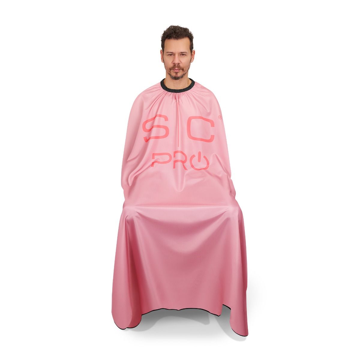 Studio Kick Cover Extra-Long Cutting Cape in Dusty Rose - Image 3