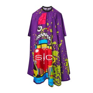 Studio Kick Cover Extra-Long Cutting Cape Purple Radioactive