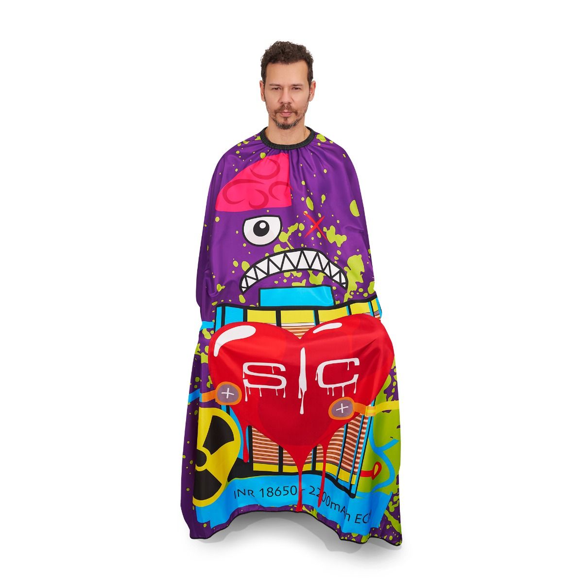 Studio Kick Cover Extra-Long Cutting Cape Purple Radioactive - Image 2