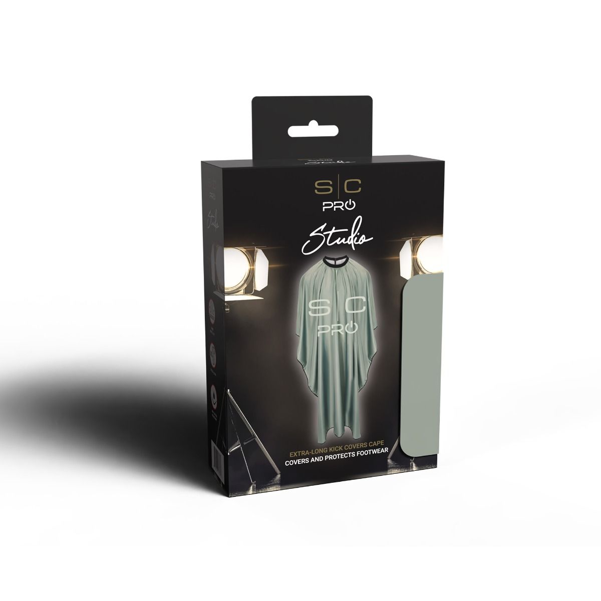 Studio Kick Cover Extra-Long Cutting Cape in Sage Green - Image 4