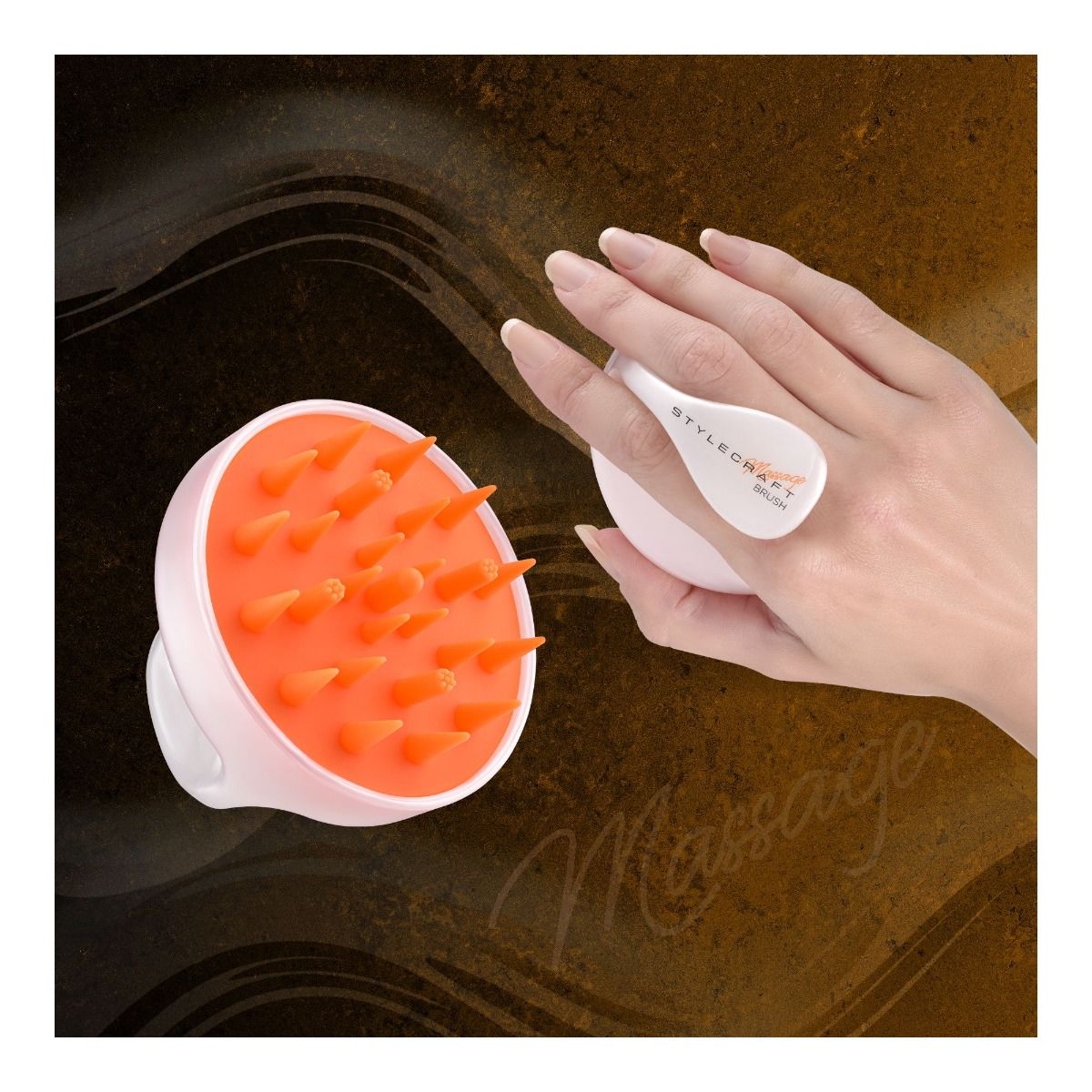 Hair Massage Shampoo Brush Soft Silicone - Image 2