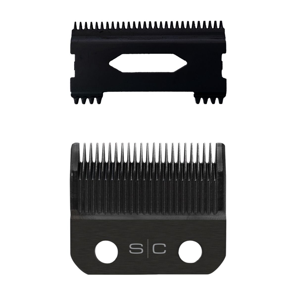 Black DLC Taper Clipper Blade and Shallow Tooth 2.0 Cutter