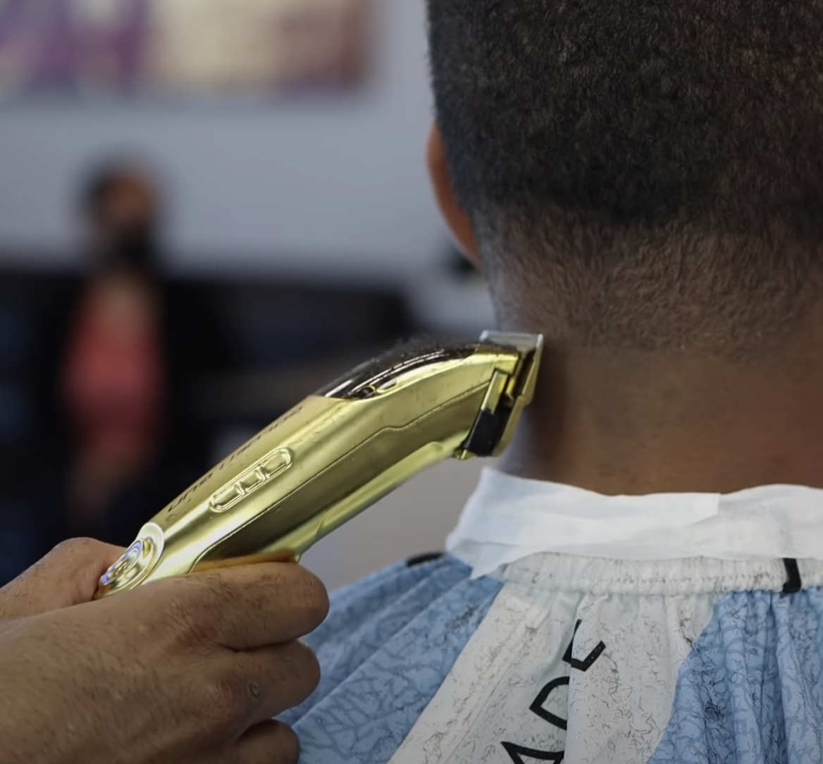 Gold Titanium Fade Clipper Blade and Slim Deep Tooth Cutter - Image 5