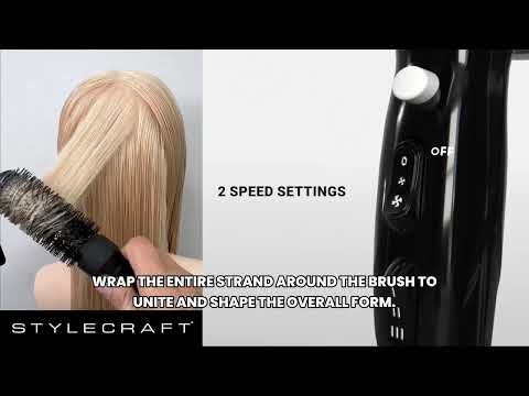 Stay-Temp Professional Hair Dryer with Turbo Power Motor - Image 3
