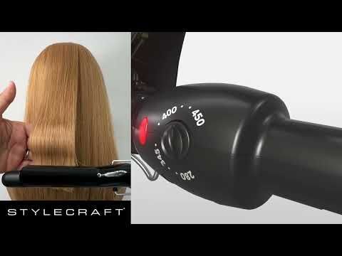 Stay-Temp Professional Ceramic Barrel 1" Curling Iron - Image 3