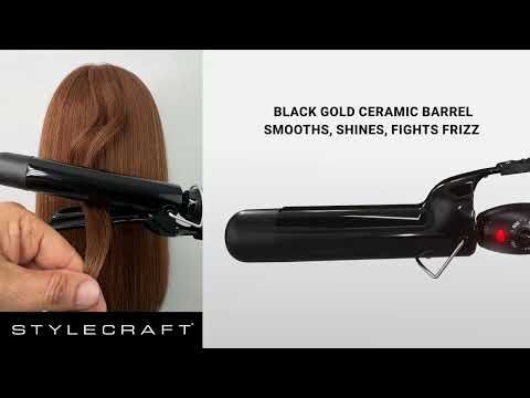Stay-Temp Professional Ceramic Barrel 1.25" Curling Iron - Image 3