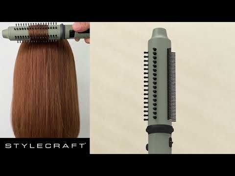 Sage Professional Retractable Styling Brush & Curling Wand 1.25" - Image 3