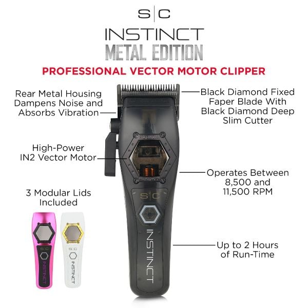 Instinct Metal Professional Hair Clipper with IN2 Vector Motor - Image 6