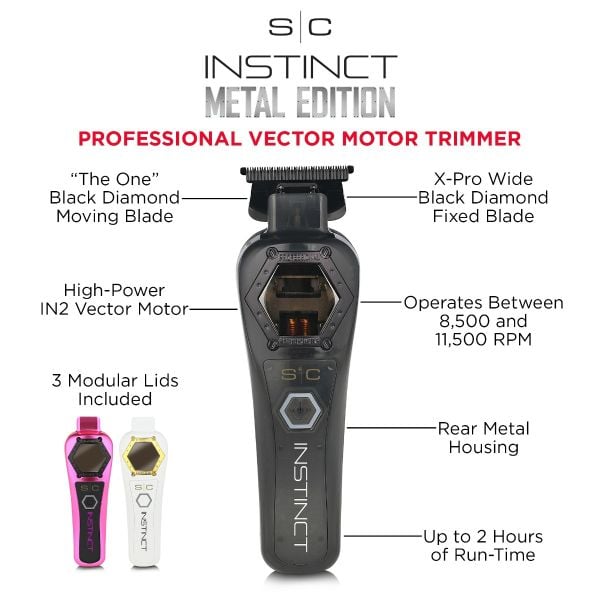 Instinct Metal Professional Hair Trimmer with IN2 Vector Motor - Image 6