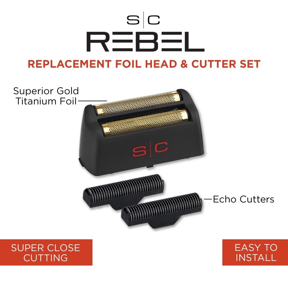 Gold Titanium Foil and Echo Cutters for Rebel Foil Shaver - Image 6