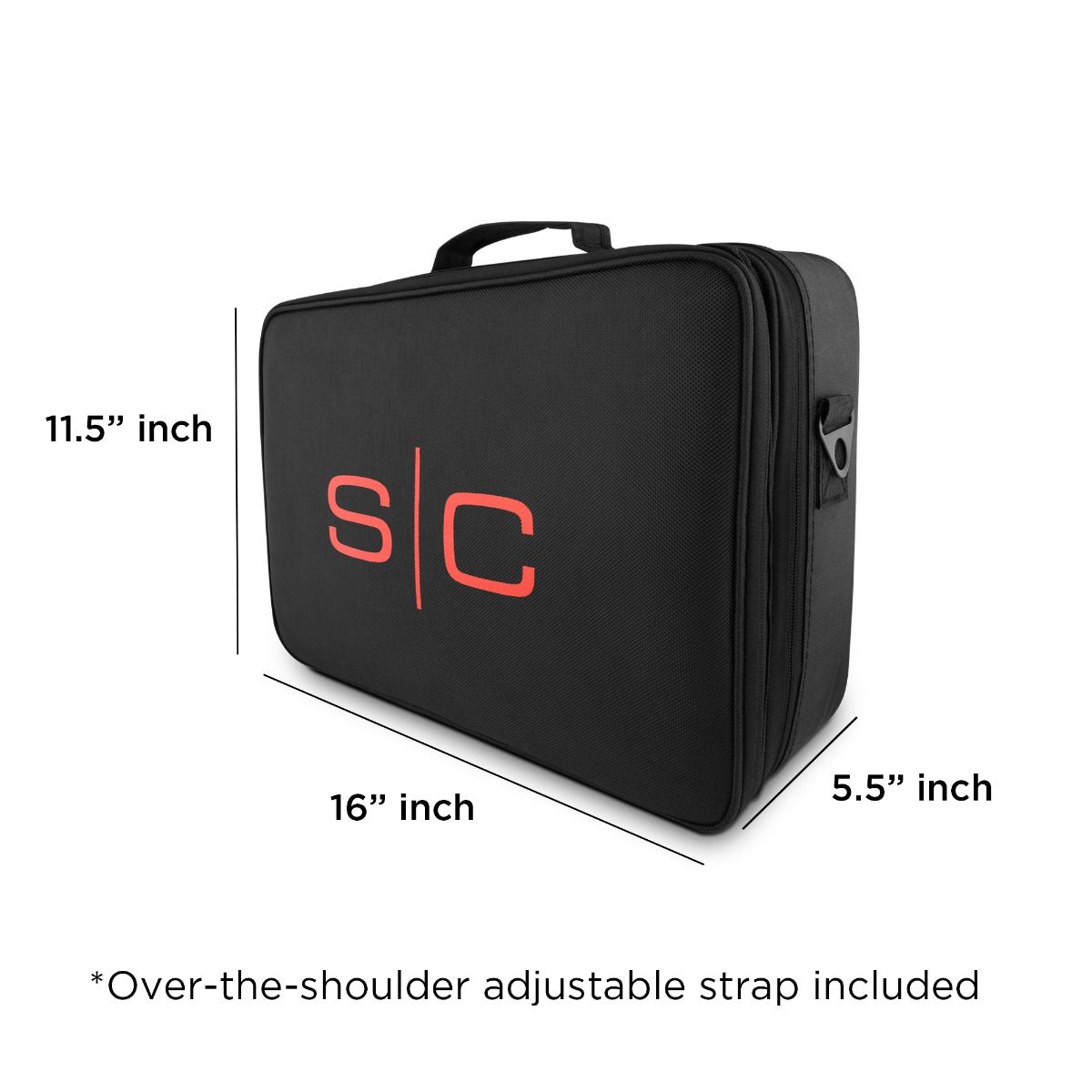 On The Go Barber/Stylist Lightweight Water Resistant Travel Case with Mirror - Image 10