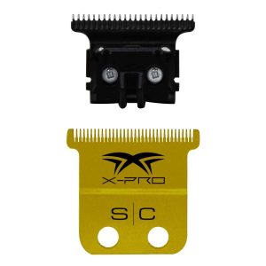 X-Pro Gold Titanium Trimmer Blade and "The One" Black DLC Deep Tooth Cutter