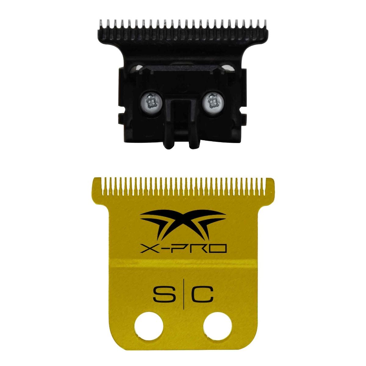 X-Pro Gold Titanium Trimmer Blade and "The One" Black DLC Deep Tooth Cutter