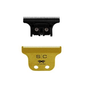 X-Pro Gold Titanium Trimmer Blade and "The One" Black DLC Cutter