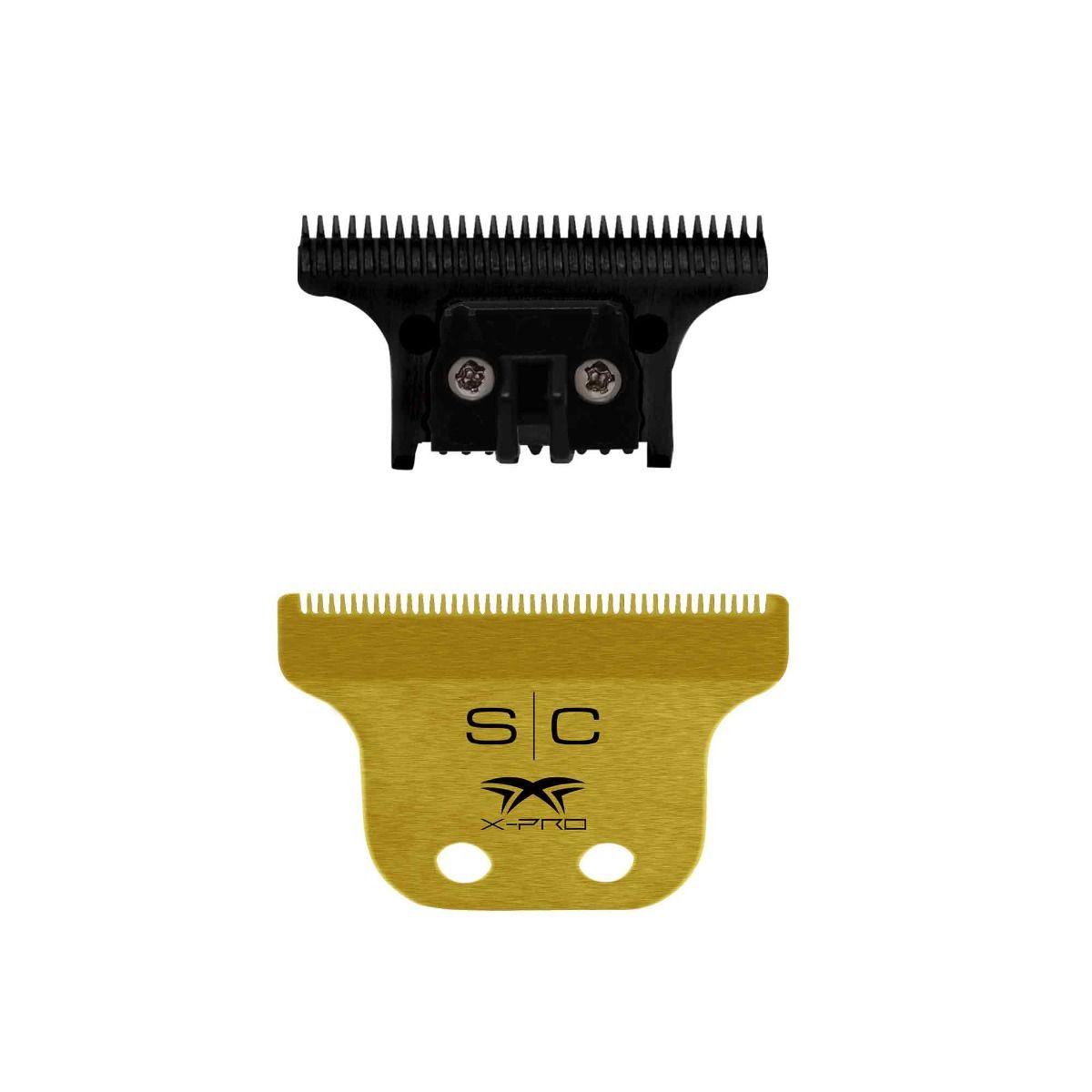 X-Pro Gold Titanium Trimmer Blade and "The One" Black DLC Cutter