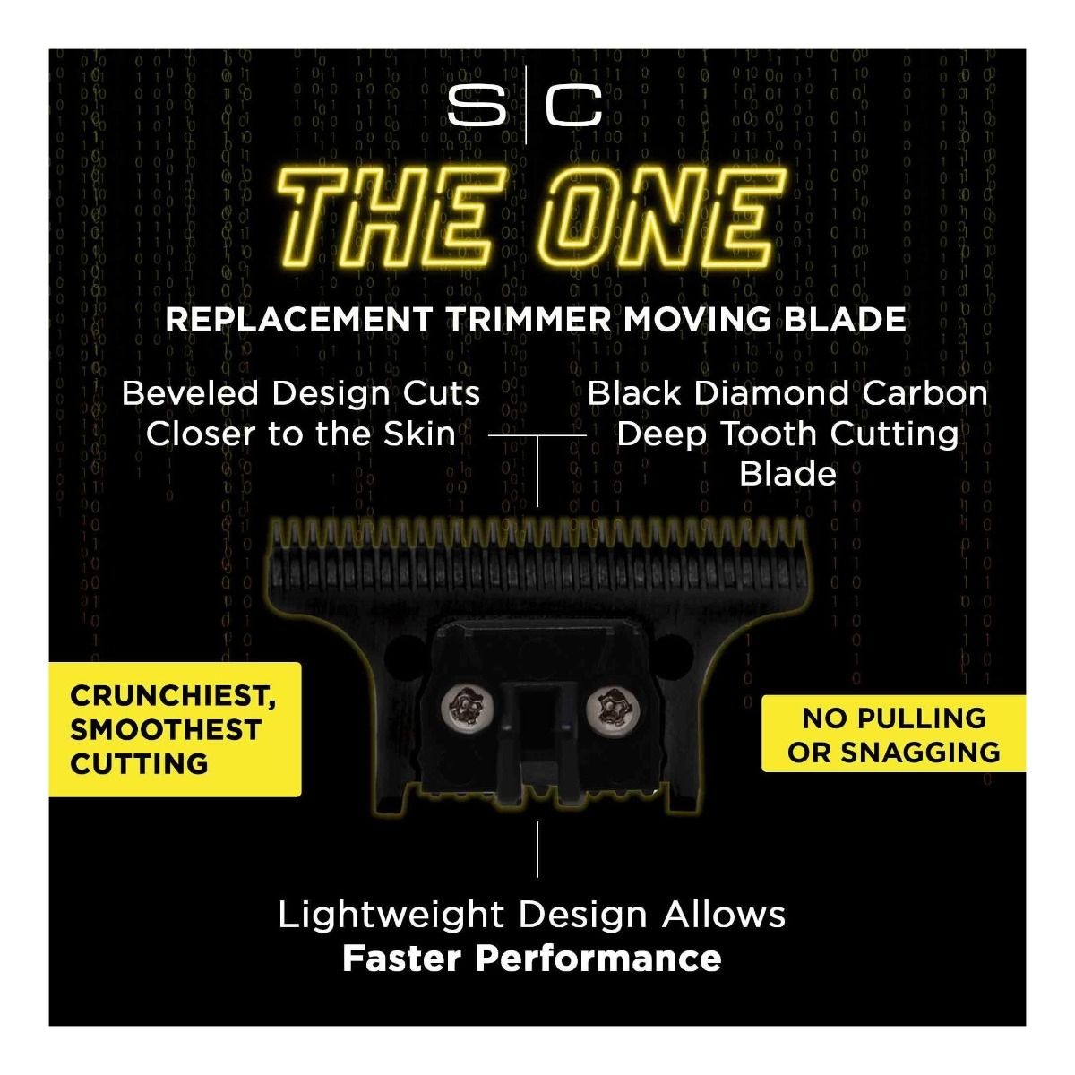 X-Pro Gold Titanium Trimmer Blade and "The One" Black DLC Deep Tooth Cutter - Image 5