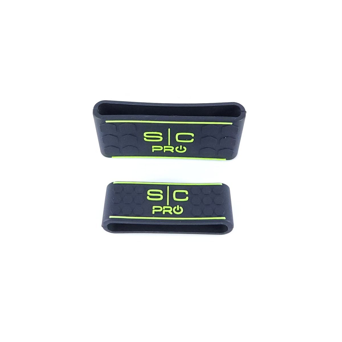 Pro Barber Hair Clipper and Trimmer Grip Band Set of 2 in Black|Green - Image 4