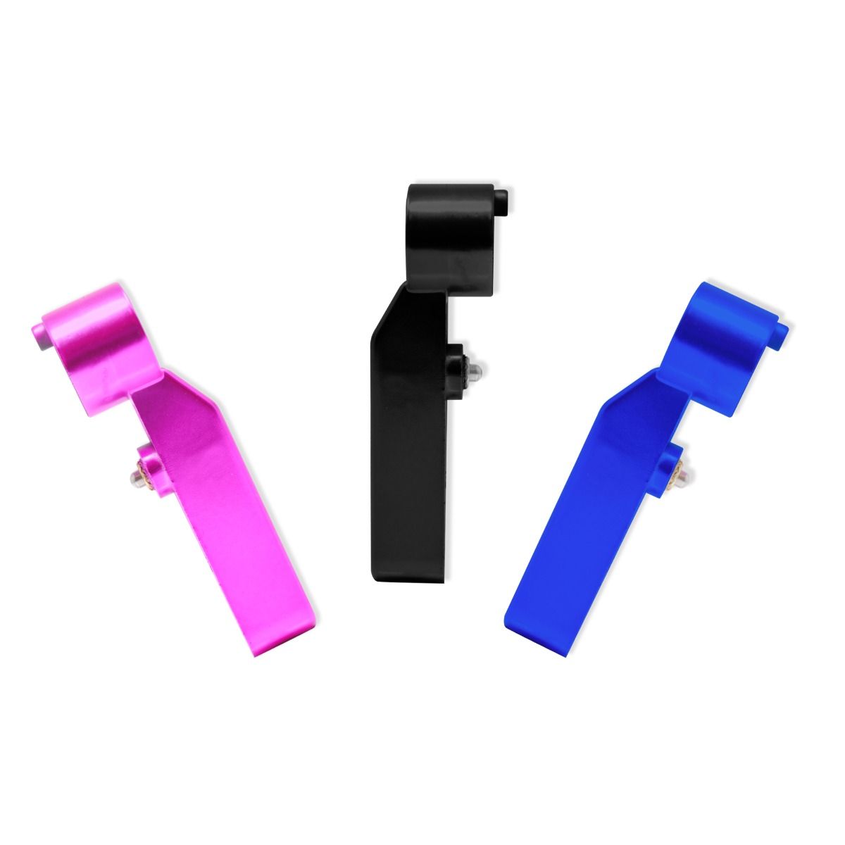 Replacement Clipper Click Lever 3 Pack - Metallic Pink, Metallic Blue, Matte Black - Image 2