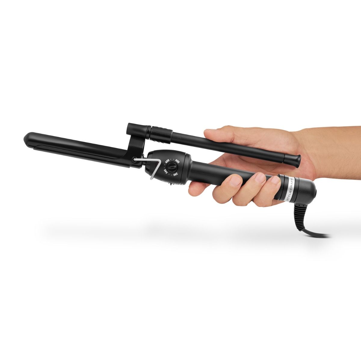 Stay-Temp Professional Ceramic Barrel 3/4" Marcel Curling Iron - Image 7