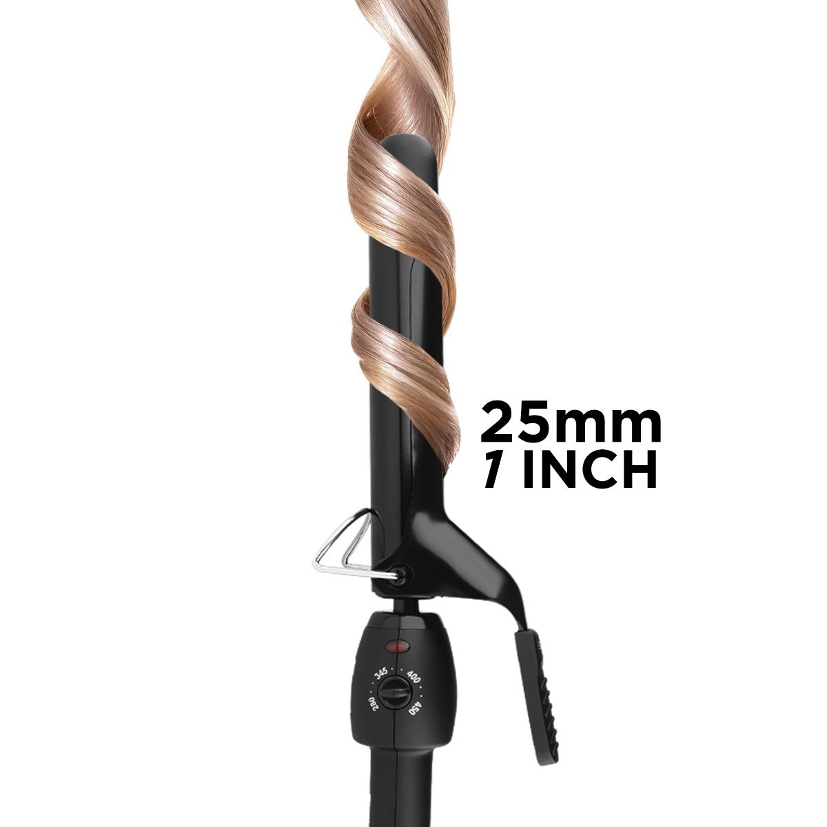 Stay-Temp Professional Ceramic Barrel 1" Curling Iron - Image 2