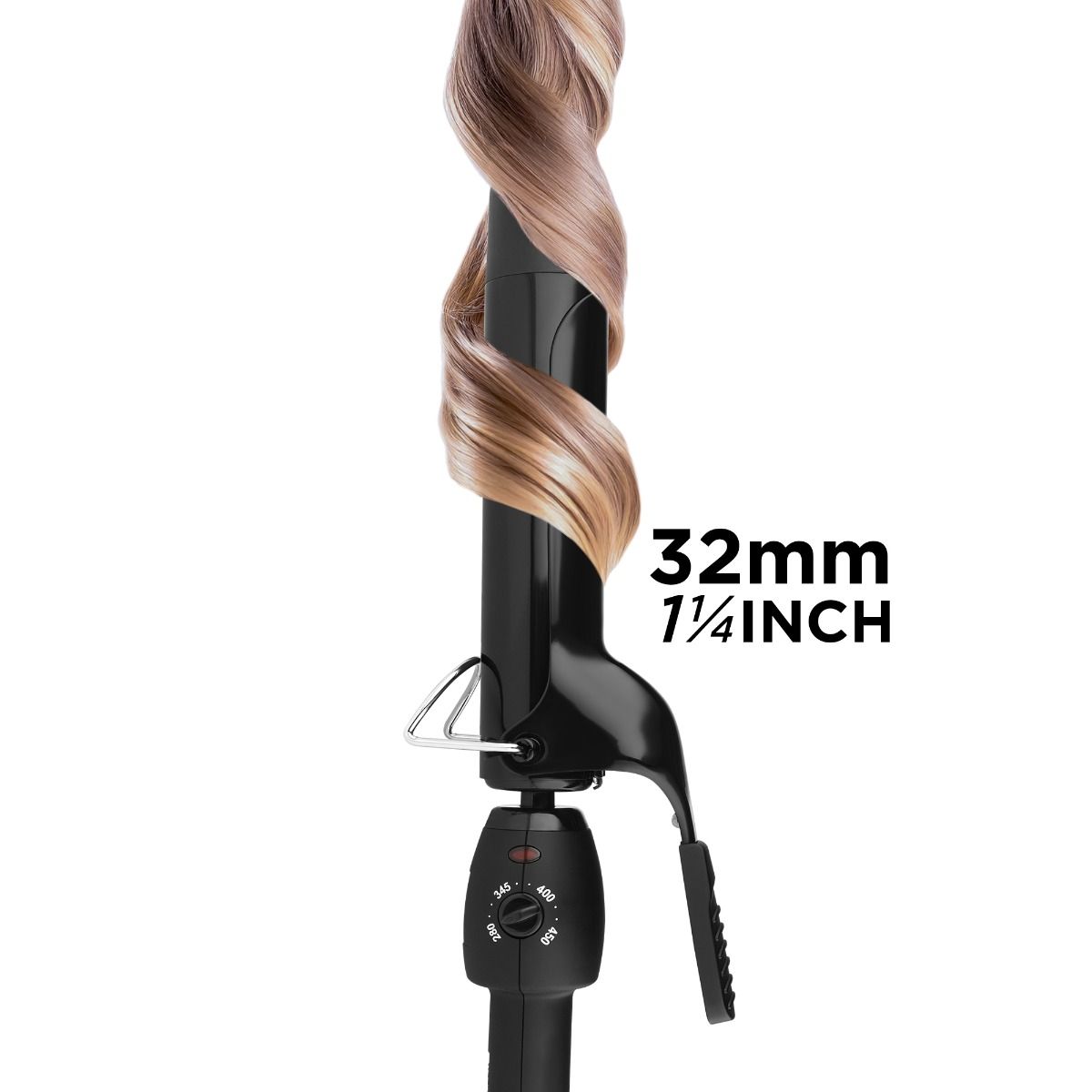 Stay-Temp Professional Ceramic Barrel 1.25" Curling Iron - Image 2