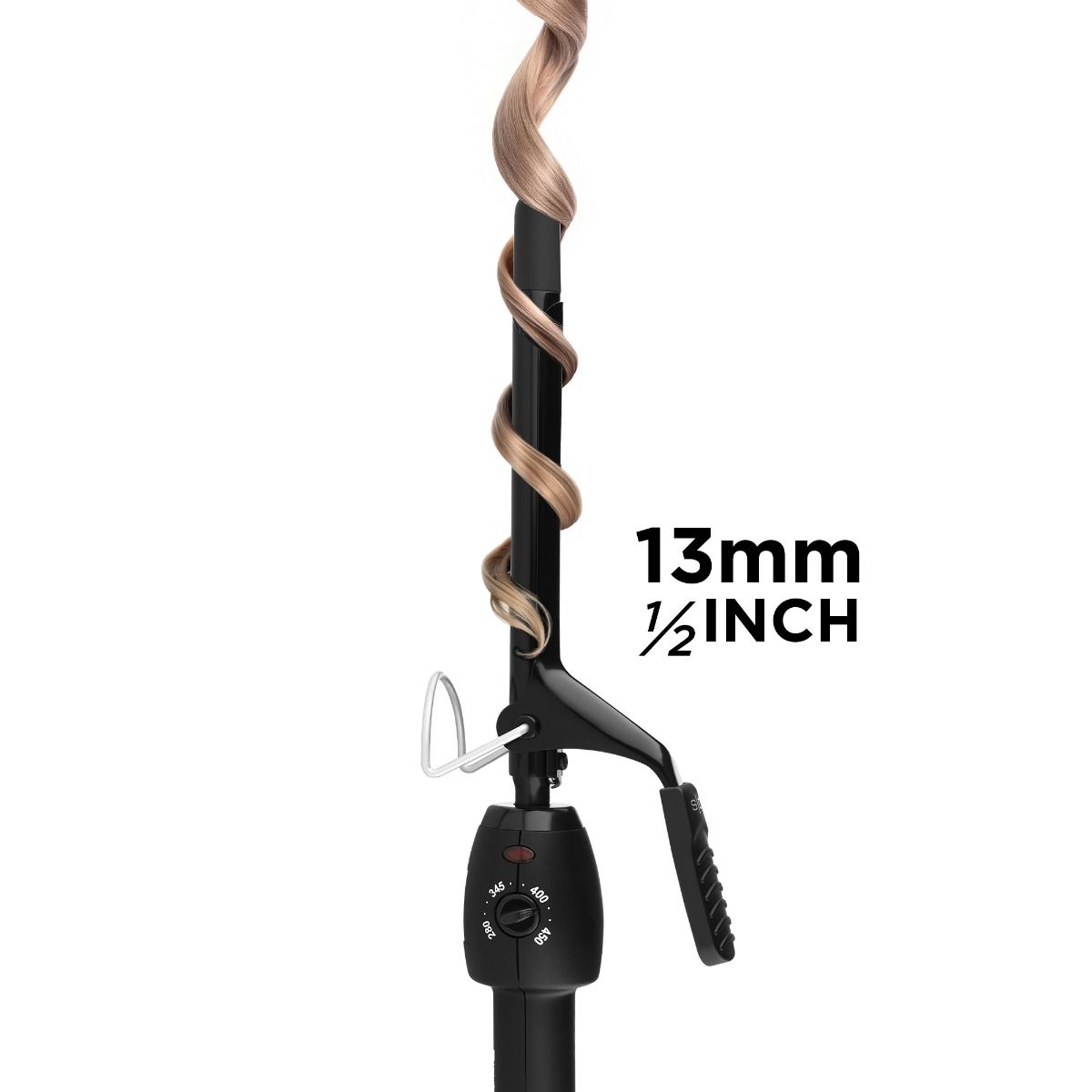Stay-Temp Professional Ceramic Barrel .5" Hair Curling Iron - Image 2