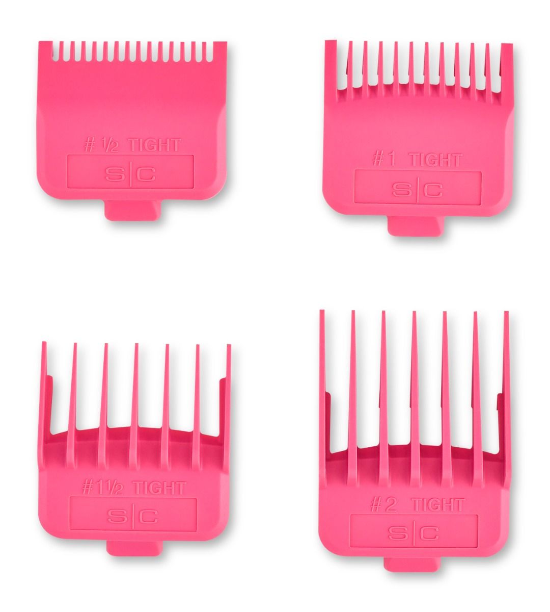 Tight Guards - Barber Hairstylist Dub Neodymium Plastic, 4 Assorted Sizes