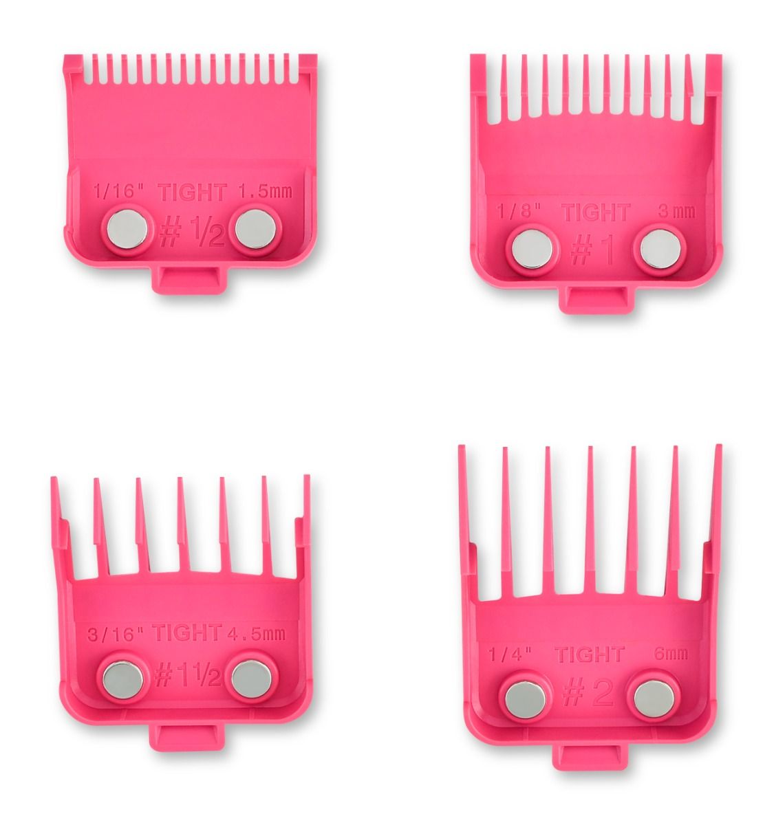 Tight Guards - Barber Hairstylist Dub Neodymium Plastic, 4 Assorted Sizes - Image 3