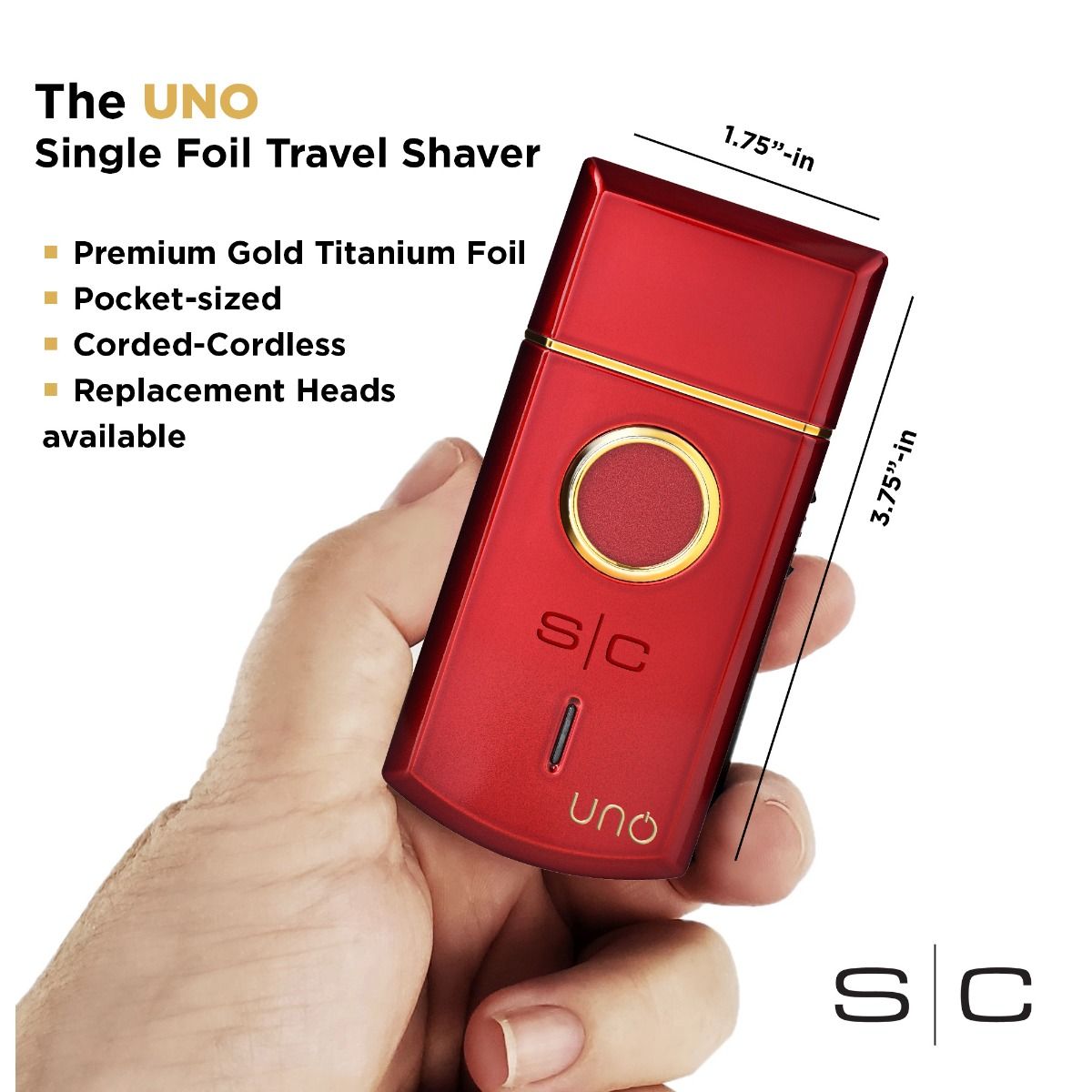 Uno Professional Single Foil Shaver with Turbocharged Motor - Image 7