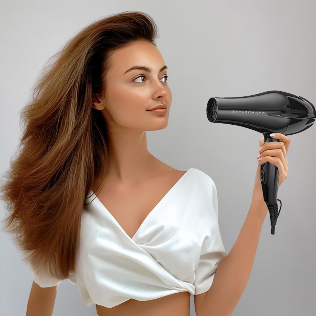 Stay-Temp Professional Hair Dryer with Turbo Power Motor - Image 2