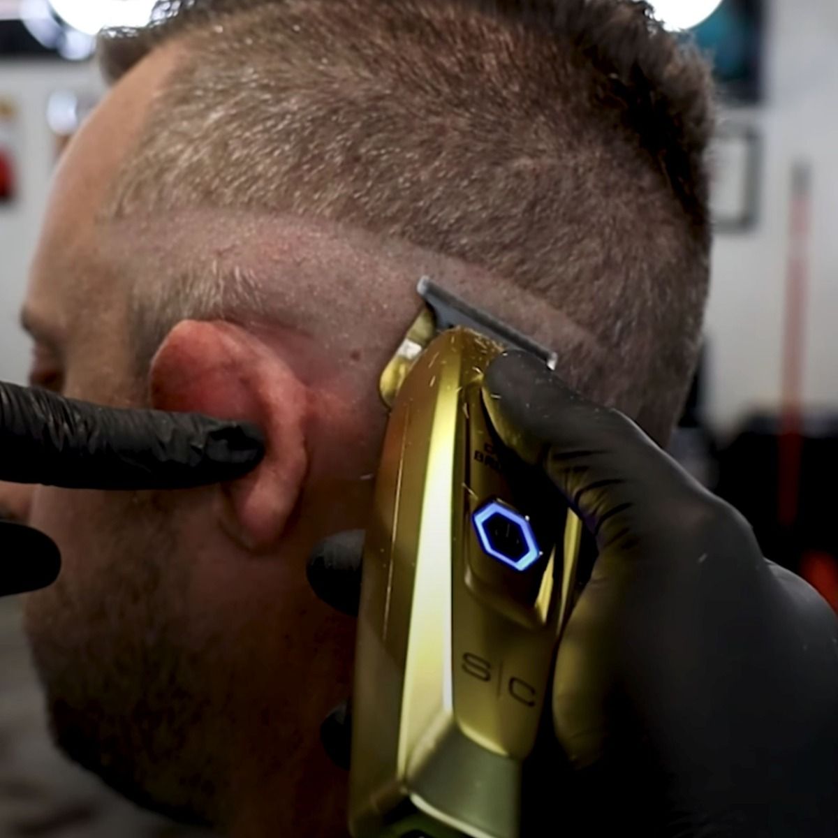 X-Pro Gold Titanium Trimmer Blade and "The One" Black DLC Cutter - Image 8