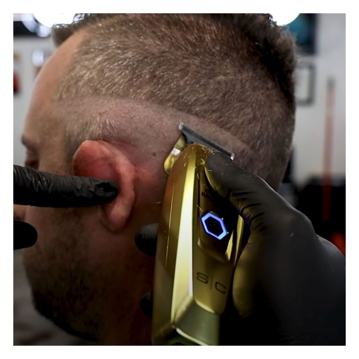 X-Pro Gold Titanium Trimmer Blade and "The One" Black DLC Deep Tooth Cutter - Image 6